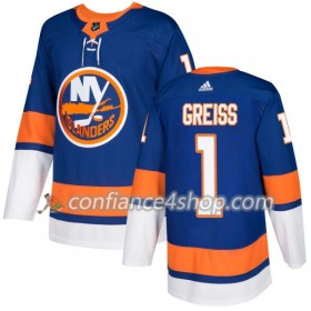 Adidas Maillot de Hockey New York Islanders Thomas Greiss 1 2017-2018 Royal Authentic - Homme